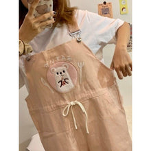 Charger l'image dans la galerie, Salopette Kawaii Bébé Ours Pink / One Size Kawaii