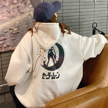 Charger l'image dans la galerie, Sweat À Capuche Kawaii Japonais Lune Réfléchissante Pull Hoodies Mangas