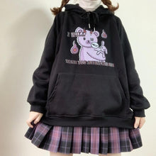 Charger l'image dans la galerie, Hoodies Women Hooded Plus Velvet Thicker Chic Loose Oversize Streetwear Trendy Leisure Korean Style