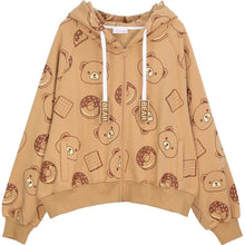Charger l'image dans la galerie, Sweat Kawaii À Capuche Ourson Biscuit Pull Hoodies Mangas