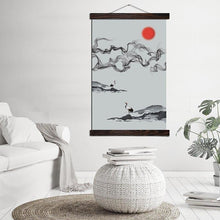 Charger l'image dans la galerie, Tableau Japonais Voile De Brume 40X60Cm Avec Support Tableaux