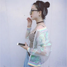 Charger l'image dans la galerie, Veste Japonaise Kawaii Harajuku Arc-En-Ciel Kimonos Cardigan Street Mixte