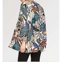 Charger l'image dans la galerie, Veste Kimono Femme Fleurs Tropicales Kimonos Cardigan Street Mixte
