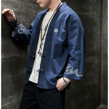 Charger l'image dans la galerie, Veste Kimono Homme Narogi Bakuzento - Kimono Japonais