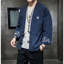 Charger l'image dans la galerie, Veste Kimono Homme Narogi Bakuzento - Kimono Japonais