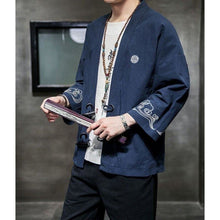 Charger l'image dans la galerie, Veste Kimono Homme Narogi Bakuzento - Kimono Japonais