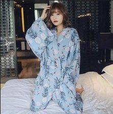 Pyjama Femme Style Japonais Hanfu - Cardigan Gaze, Col Montant, Ensemble Pantalon Chic Pour La Maison