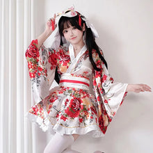 Charger l'image dans la galerie, Kimono Japonais Sexy Femme – Robe Cosplay Yukata Été | Tenue Romantique
