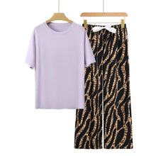 Charger l'image dans la galerie, Pyjama Femme Japonais Loungewear – Ensemble Modal Imprimé | Taille Unique
