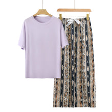 Charger l'image dans la galerie, Pyjama Femme Japonais Loungewear – Ensemble Modal Imprimé | Taille Unique
