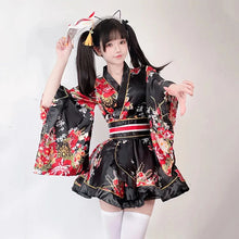 Charger l'image dans la galerie, Kimono Japonais Sexy Femme – Robe Cosplay Yukata Été | Tenue Romantique
