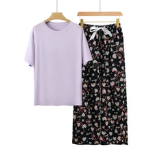 Charger l'image dans la galerie, Pyjama Femme Japonais Loungewear – Ensemble Modal Imprimé | Taille Unique
