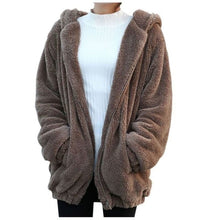 Charger l&#39;image dans la galerie, Blouson à capuche Kawaii ours fluffy - Kimono Japonais

