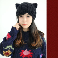 Charger l&#39;image dans la galerie, Bonnet Kawaii Japonais à oreilles de chat - Kimono Japonais
