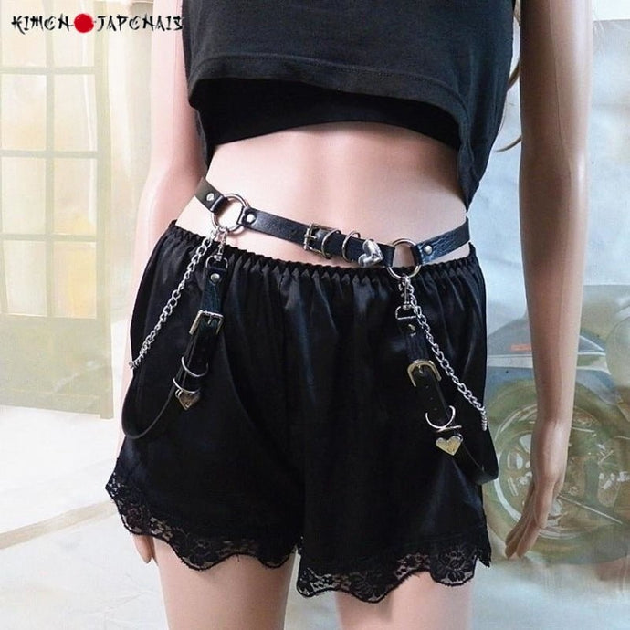 Ceinture Kawaii Japonaise gothique punk - Kimono Japonais