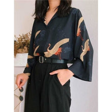 Charger l&#39;image dans la galerie, Chemise Femme Shogon - Kimono Japonais
