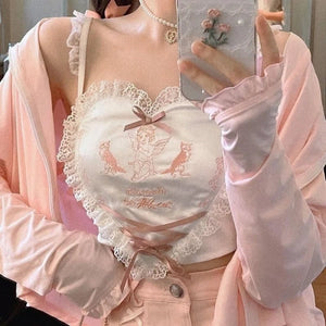 Chemisier Kawaii ANGE VALENTINE - Kimono Japonais