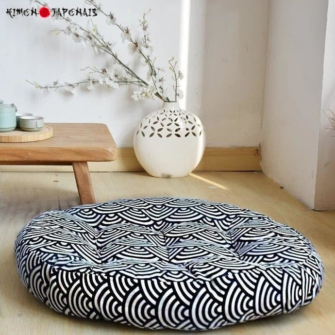 Coussin japonais Mer - Kimono Japonais