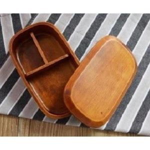 Cute Wooden Lunch Box Student Lunch Container Bento Kimonojaponais 