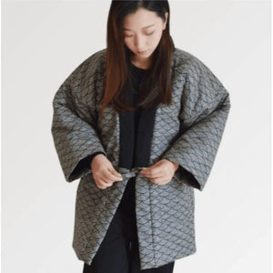 Hanten Japonais Seigaiha - Kimono Japonais