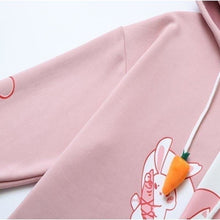 Charger l&#39;image dans la galerie, Hoodie Kawaii lapin carotte - Kimono Japonais
