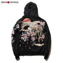 Charger l&#39;image dans la galerie, Hoodie Phoenix Floral - Kimono Japonais
