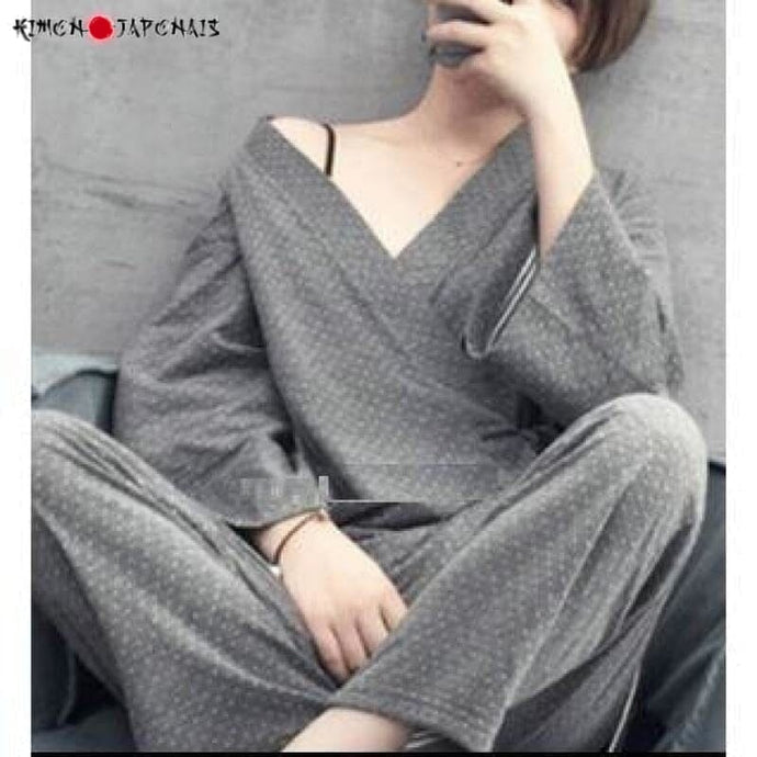 Jinbei Sweat dreams Pyjama Jinbei Femme Kimonojaponais 