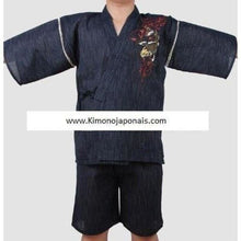 Charger l&#39;image dans la galerie, Jinbei Tradition Pyjama Jinbei Homme Kimonojaponais 
