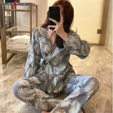 Charger l'image dans la galerie, Jinbei Tropico Pyjama Jinbei Femme Kimono Japonais 
