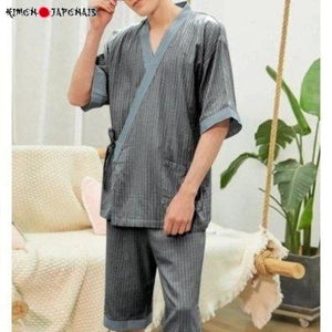 Jinbei Uesugi Pyjama Jinbei Homme Kimono Japonais 