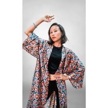 Charger l&#39;image dans la galerie, Kaarigari X Amy - Veste kimono en soie - Bloom - Kimono Japonais
