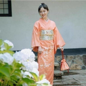 Kimono Femme Aina Kimono Femme Kimonojaponais orange S 