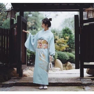 Kimono Femme Aina Kimono Femme Kimonojaponais Vert clair M 