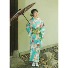 Charger l&#39;image dans la galerie, Kimono Femme Aina Kimono Femme Kimonojaponais Vert M 

