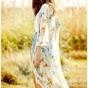 Kimono Femme Bouquet Asie - Kimono Japonais