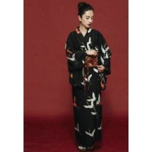 Kimono Femme Grues du Japon Kimono Femme Kimonojaponais 