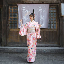 Charger l&#39;image dans la galerie, Kimono Femme Sakura Broderie - Kimono Japonais
