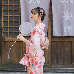 Kimono Femme Sakura Broderie - Kimono Japonais