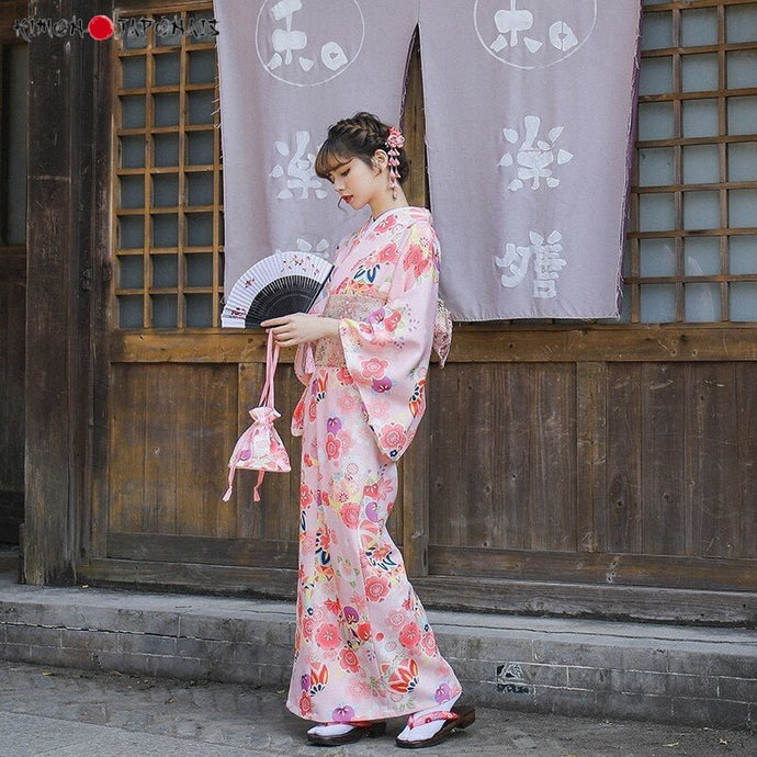 Kimono Femme Sakura Broderie - Kimono Japonais