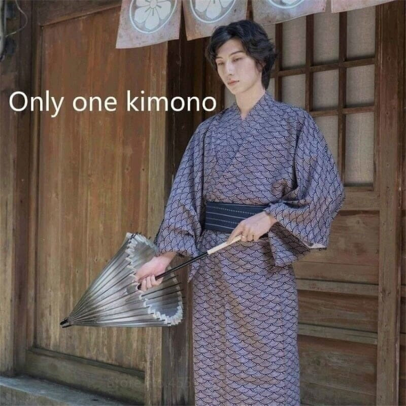 Kimono Homme Japonais Kanagawa Kimono Homme Kimono Japonais Kimono One M 