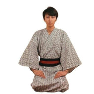 Kimono Homme Japonais Mikuru Kimono Homme Kimonojaponais Blanc 
