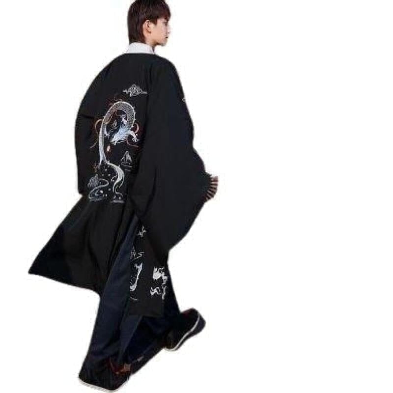 Kimono Homme Japonais Samouraï Shinto Kimono Homme Kimonojaponais Veste seule S 