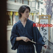 Charger l&#39;image dans la galerie, Kimono Homme Japonais Senshi Kimono Homme Kimono Japonais Option2 M 
