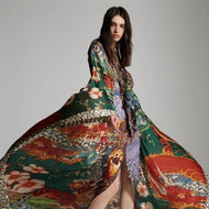 KIMONO JAPONAIS WOODSTOCK POUR FEMME - Kimono Japonais