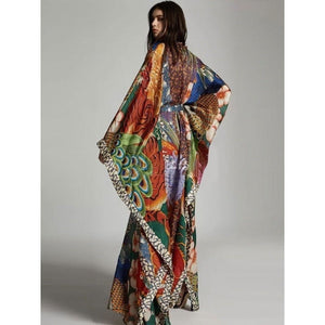 KIMONO JAPONAIS WOODSTOCK POUR FEMME - Kimono Japonais