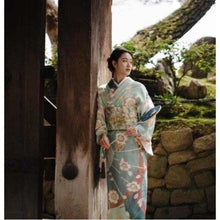 Charger l&#39;image dans la galerie, Kimono Lotus Kimono Femme Kimono Japonais 
