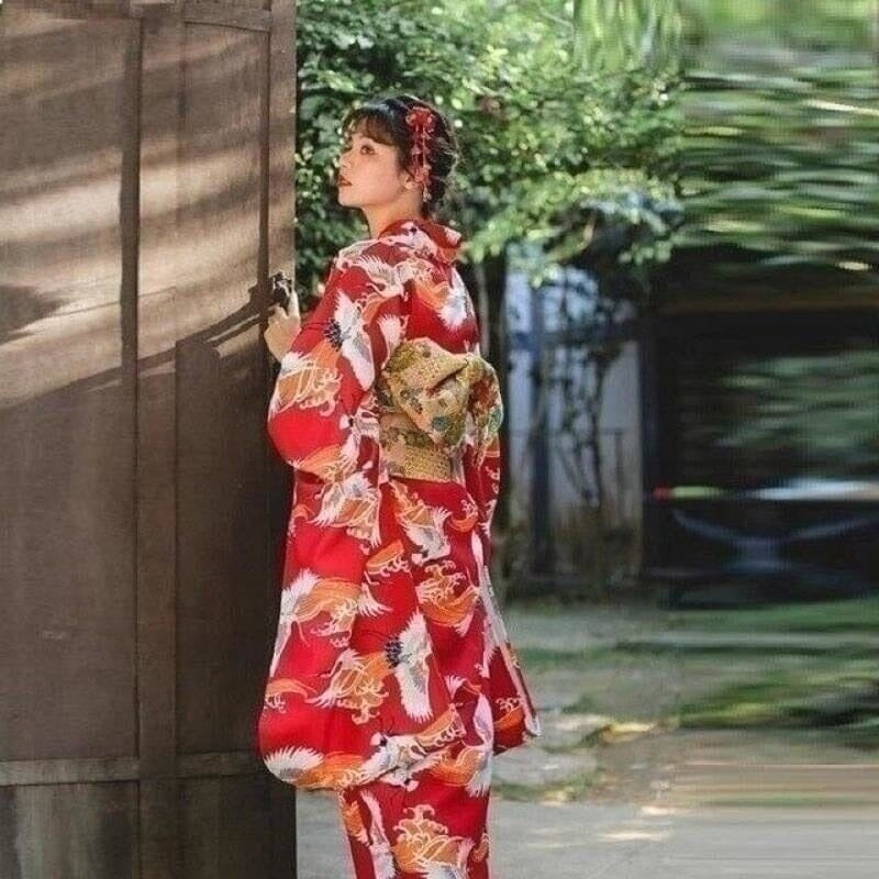 Kimono Obi Hirari Kimono Femme Kimonojaponais S 