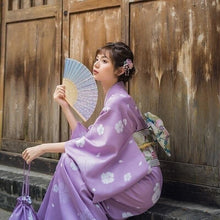 Charger l'image dans la galerie, Kimono traditionnel Chiyako Kimono Femme Kimonojaponais 
