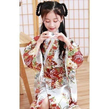 Charger l'image dans la galerie, Kimono Traditionnel enfant ´Joie´ Kimono Femme Kimonojaponais 
