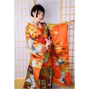 Kimono Traditionnel Fujiko Kimono Femme Kimono Japonais 